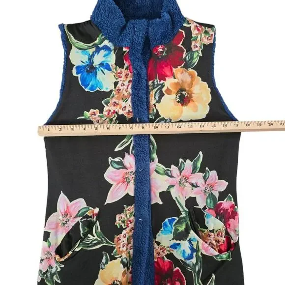 Johnny Was Vicney Lagoon Reversible Vest XS - Picture 7 of 11